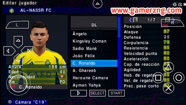Télécharger eFootball PES 2026 PPSSPP Camera PS5 Android Offline Mise à Jour 2026 UEFA Champions League Visages Reels